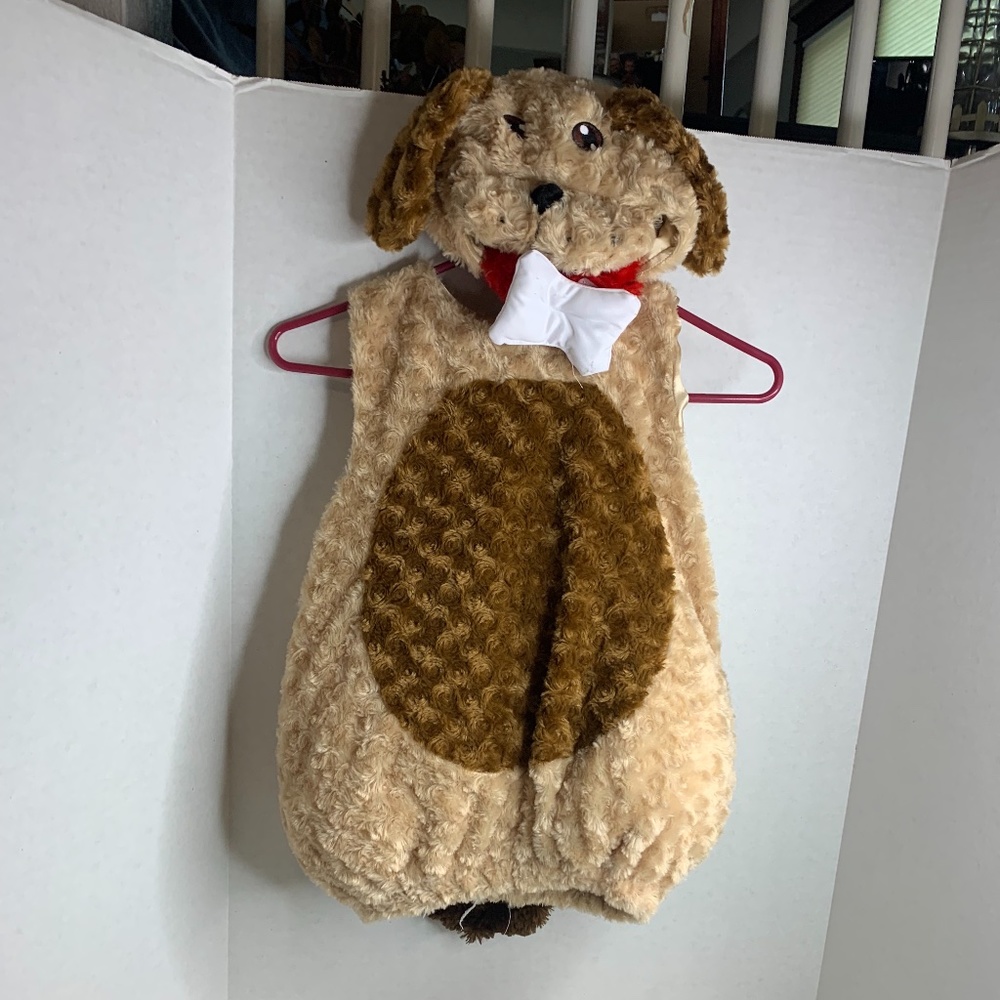 Underwraps Belly Babies Sz 4 6 Dog Costume Dress Up Puppy Furry Plush 100% Polye